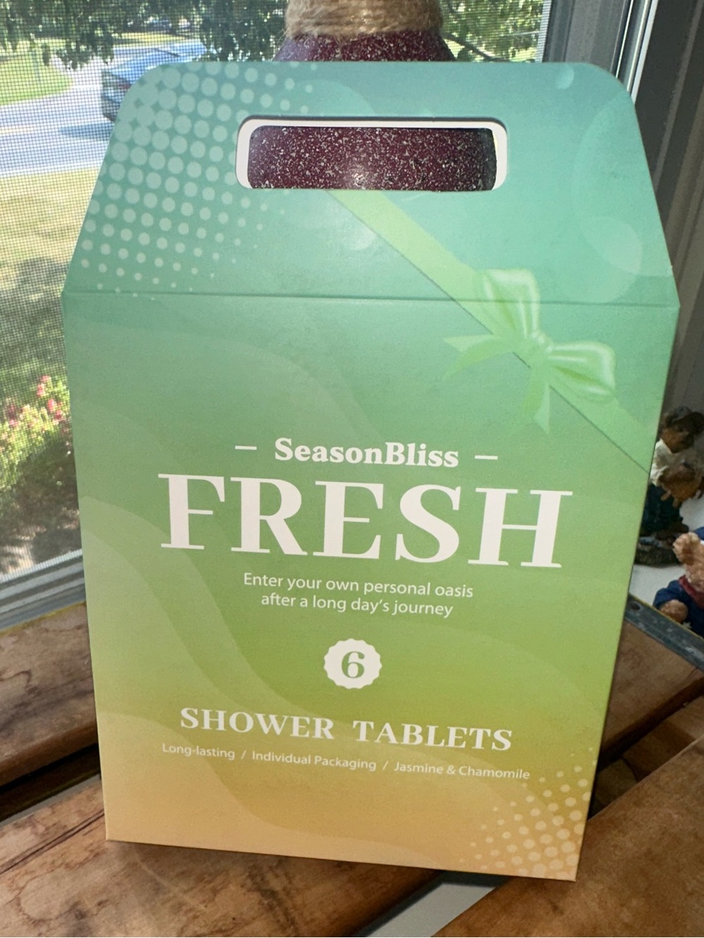 SEASON Bliss Fresh Shower Tablets — Jasmine and Chamomile (6 Pack) ~ New